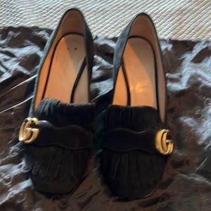 Gucci Marmot Double G Pumps